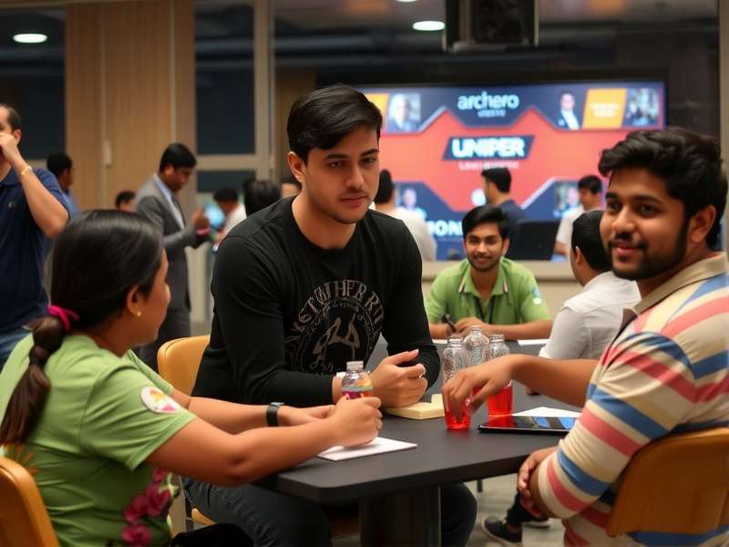 Archero Masters community meetup in Mumbai with players competing in a tournament